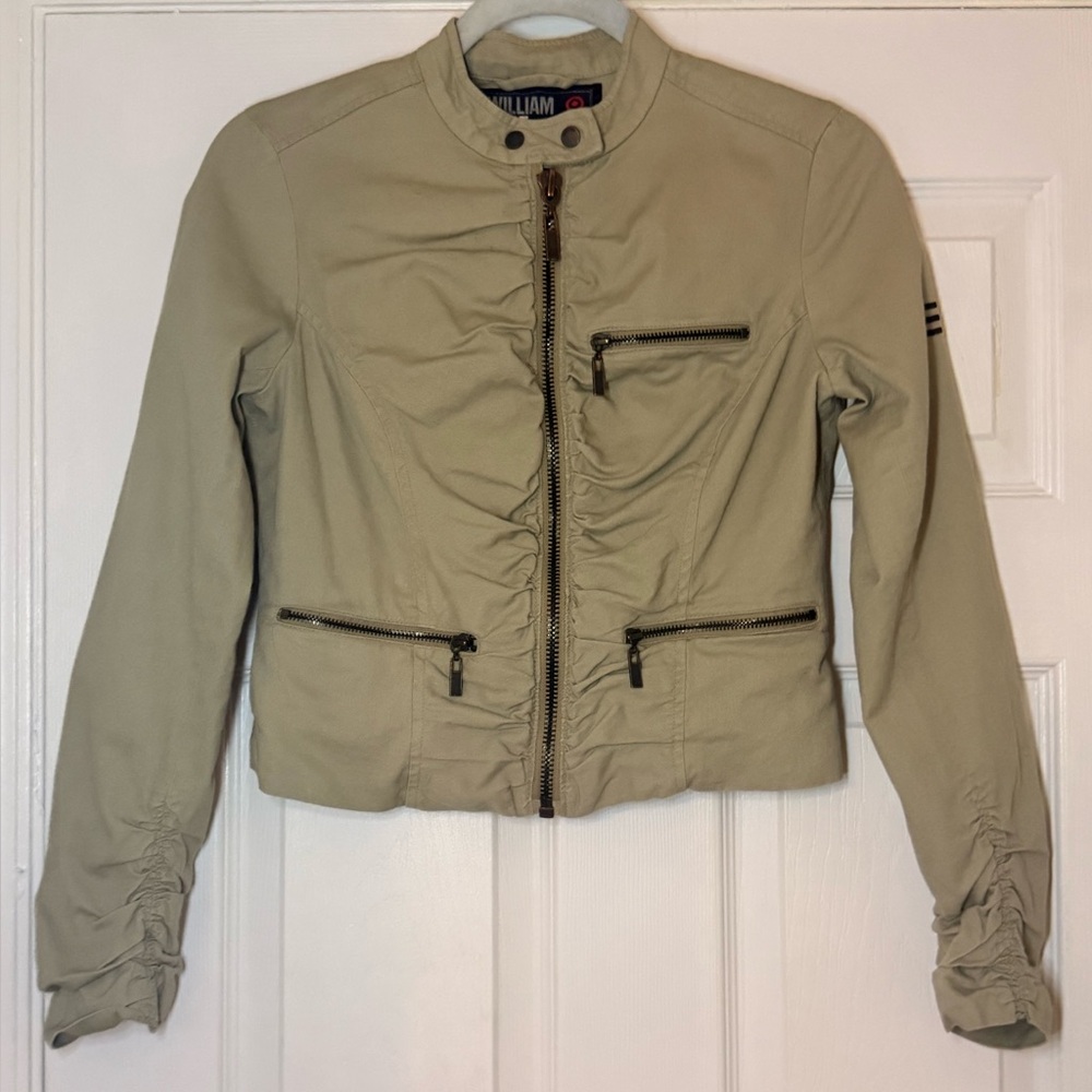 William Rast for Target ruched utility or moto-style jacket - Size S